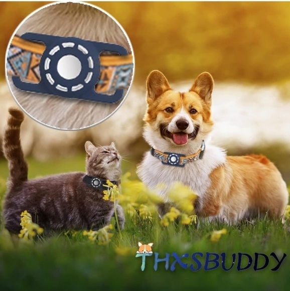 Airtag Dog Collar Holder Fit for Apple Air Tag Dog Collar Size from 0.75 to 1.2 - Picture 5 of 6